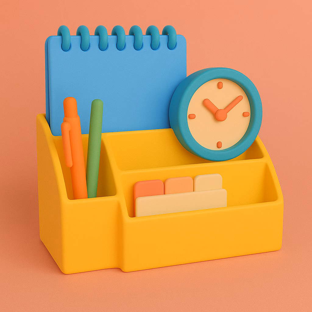 Compact Moveable 3-Layer Storage Trolley – White