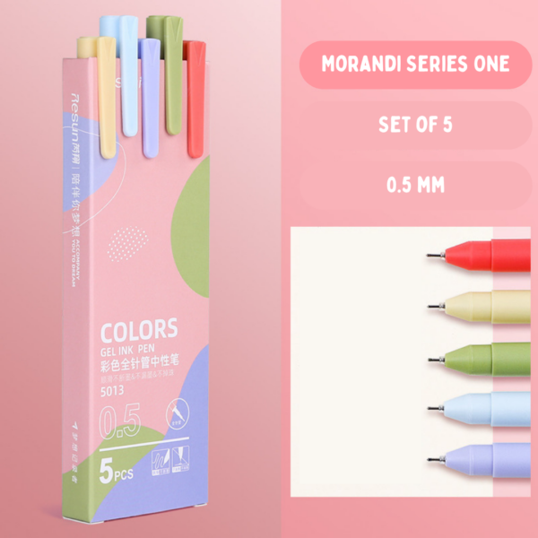 Kaco Aesthetic Color Gel Pen Set – Smooth & Colorful Writing