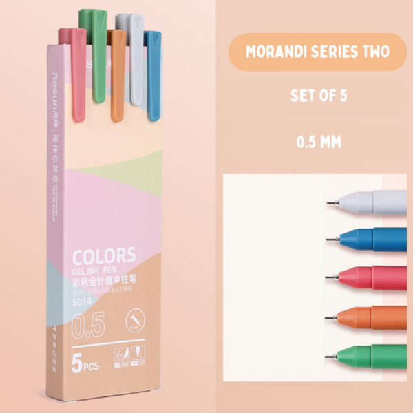 Kaco Aesthetic Color Gel Pen Set – Smooth & Colorful Writing