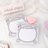 Kawaii Sticky Notes – Cute Daily Memo Pads (50 Sheets)