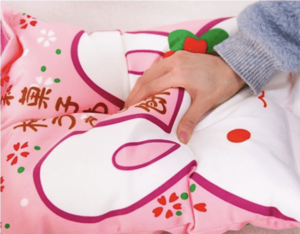 Japanese Pillow with small plushies