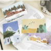 Travel Diaries Aesthetic Postcards – Set of 15 Cards