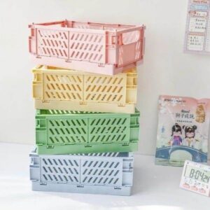 Pastel Colour Storage Crate - Small (15*10*5.8 cm)