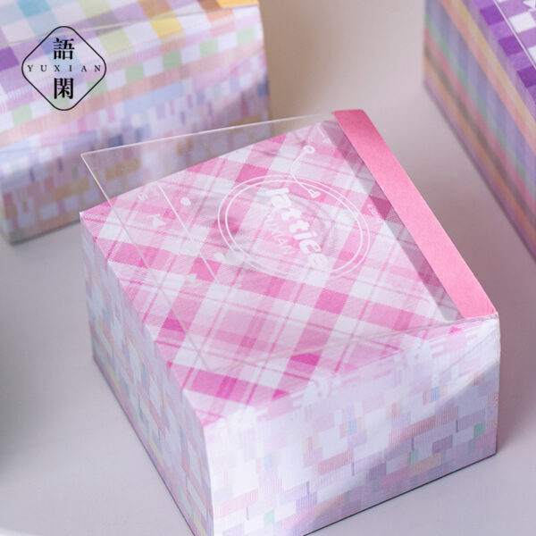 Jumbo Grid Pattern Memo Papers – Pastel Series - 400 Pages - 10 Designs