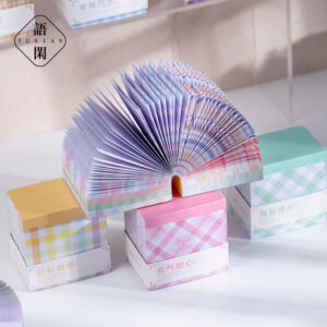 Jumbo Grid Pattern Memo Papers – Pastel Series - 400 Pages - 10 Designs