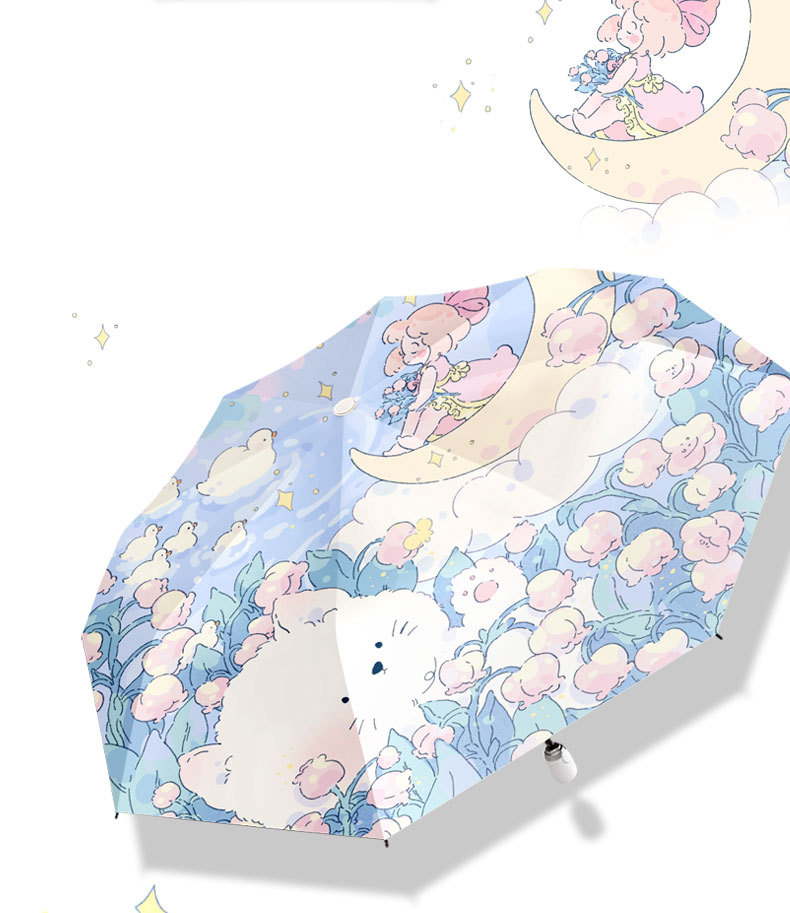 Moon Light Dream ???????? Premium Compact Umbrella