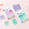 Gradient Pastel Bookmark Sticky Notes used for page index – 6 Color Sets