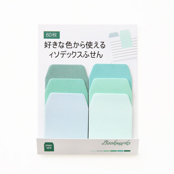 Gradient Pastel Bookmark Sticky Notes used for page index – 6 Color Sets