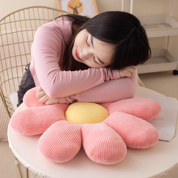 Bloom Plush Flower Pillow