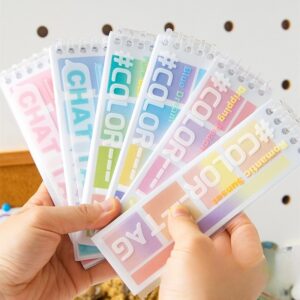 Gradient Color Tag Sticky Note Book – 20 Sheets