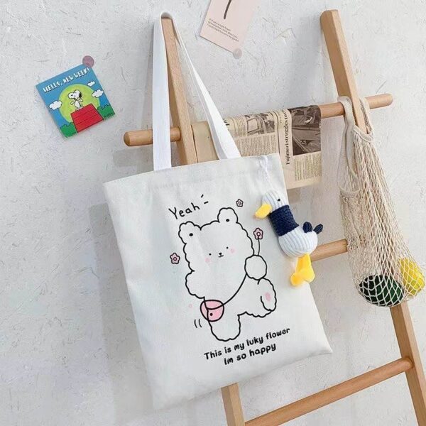 Kawaii Teddy Tote Bag (without soft toy)
