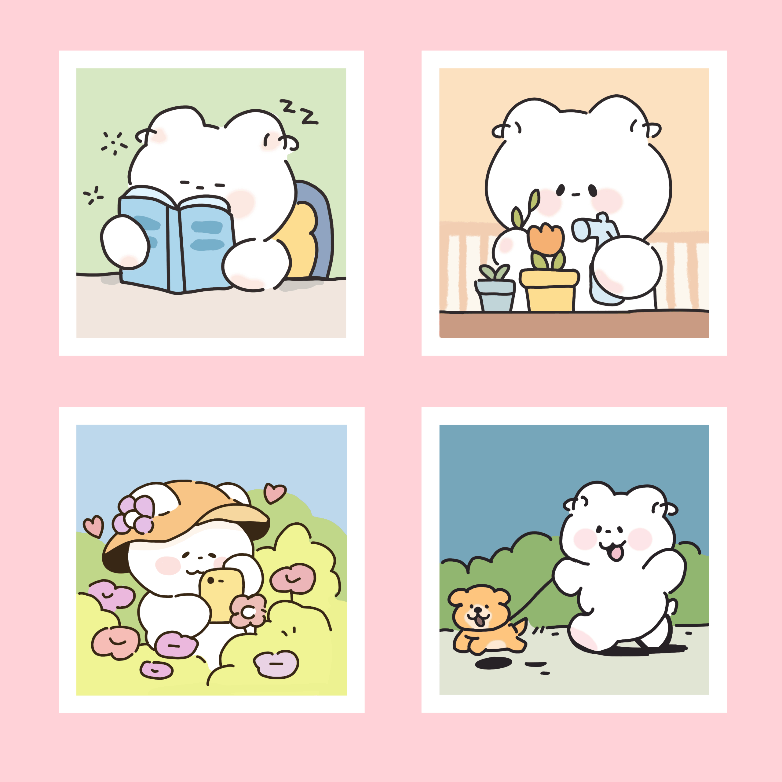 kawaii-waterproof-sticker-4-scaled-2.png Bearly Kawaii Premium Waterproof Sticker Pack – Set of 18 (Young Onion Exclusive)