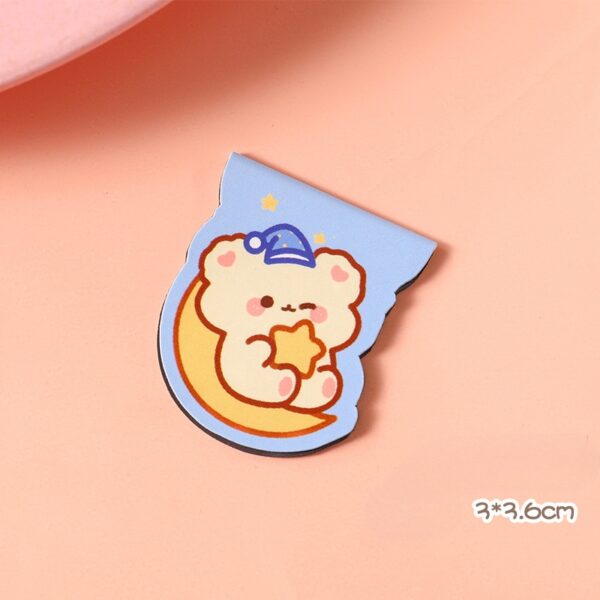 Kawaii Magnetic Bookmarkers – Dessert Friends Edition