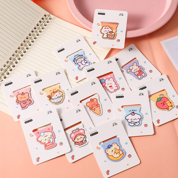Kawaii Magnetic Bookmarkers – Dessert Friends Edition