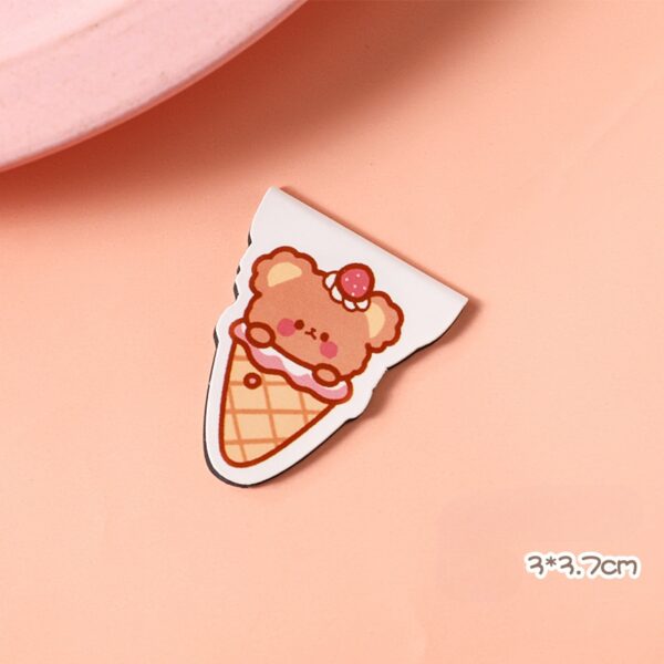 Kawaii Magnetic Bookmarkers – Dessert Friends Edition
