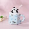 Bubble Handle 3D Character Mug with lid – Kawaii Edition