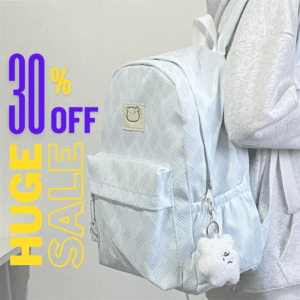 K-Drama Korean Backpack / Bag with plushie toy