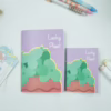 Lucky Plant Pastel Plain Notebook – A6 & A7 Sizes