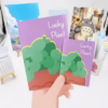 Lucky Plant Pastel Plain Notebook – A6 & A7 Sizes