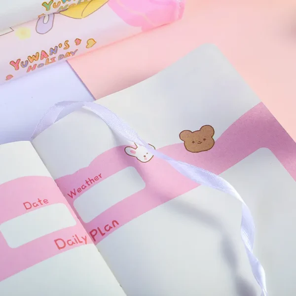 Kawaii Magnetic Closure Premium Illustrated Notebook