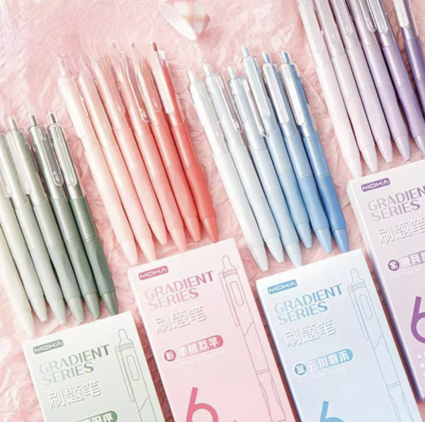 MOKA Gradient Series ST Exam Pens (Set of 6)