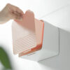 Wall-Mounted Skincare Organizer - Peach & White