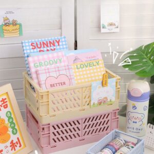Pastel Foldable Storage Crate (Medium)