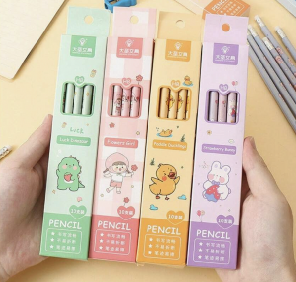 Dasheng Kawaii Pencil - Set of 10