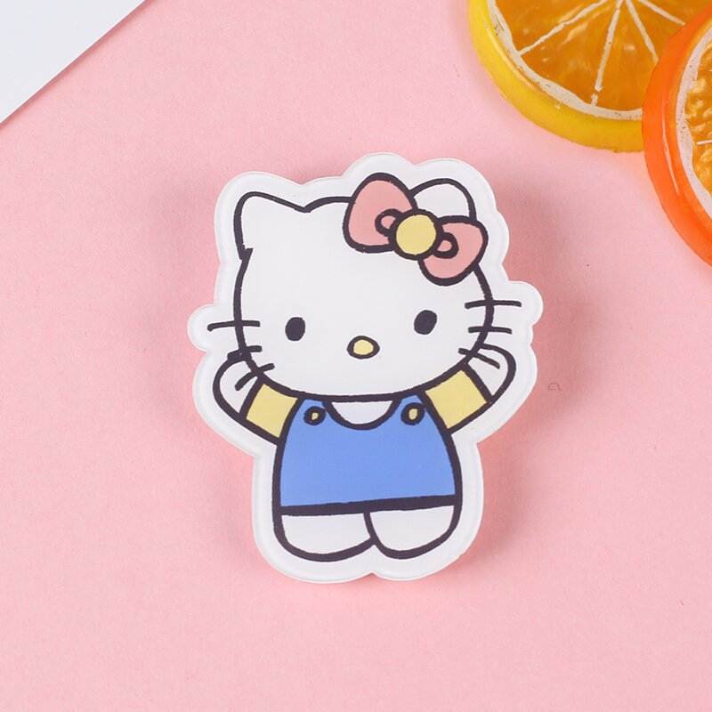 Sanrio Acrylic Pins / Hooks for School and College Students - Set of 5