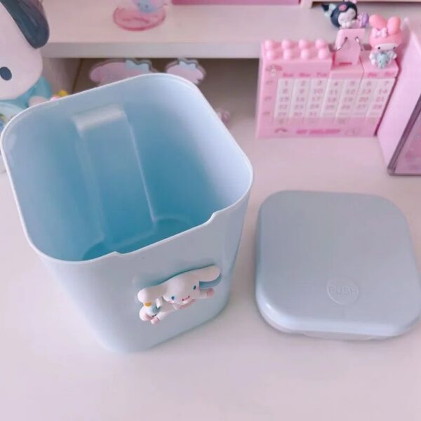 kawaii Sanrio Dustbin / Trash Bin – Cinnamoroll / Kuromi Premium Edition - FREE TRASH BAG