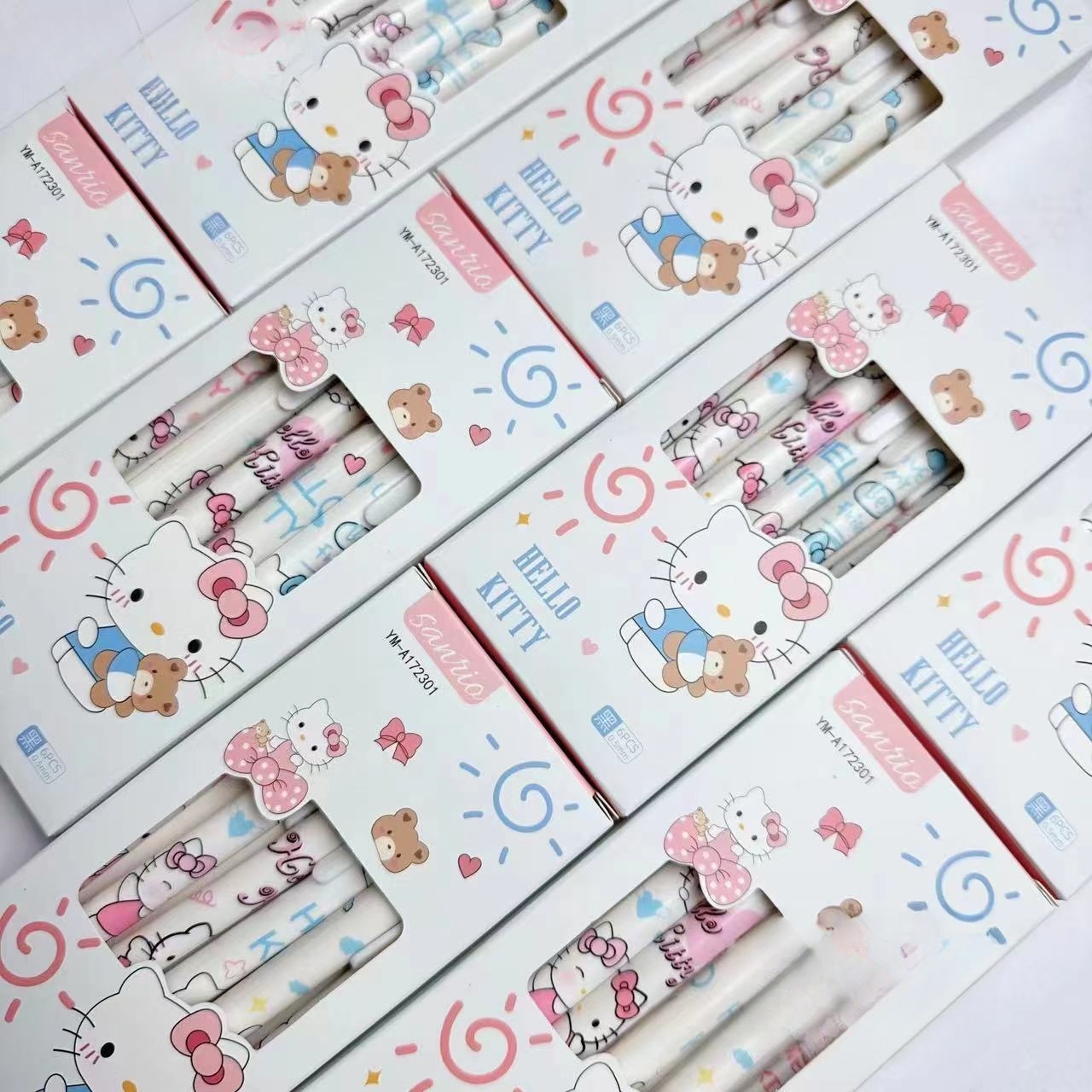 Sanrio Hello Kitty Gel Pens - Set of 6