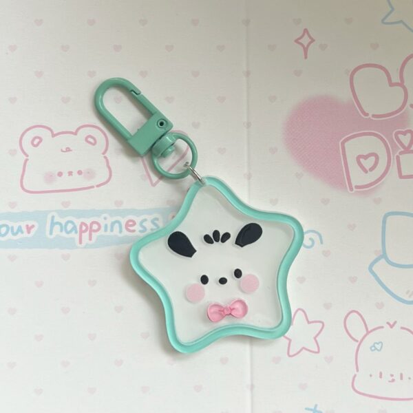 Kawaii Star-Shaped Sanrio Acrylic Keychains