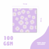 Purple Daisy Square Memo Pads (Young Onion Exclusive)