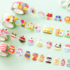 Kawaii Character Sticker Washi Tape - 3m