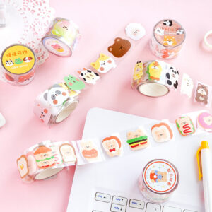 Kawaii Character Sticker Washi Tape - 3m
