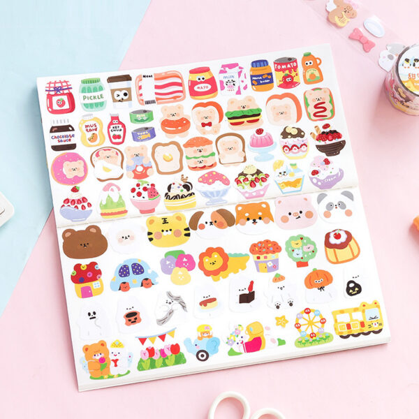 Kawaii Character Sticker Washi Tape - 3m