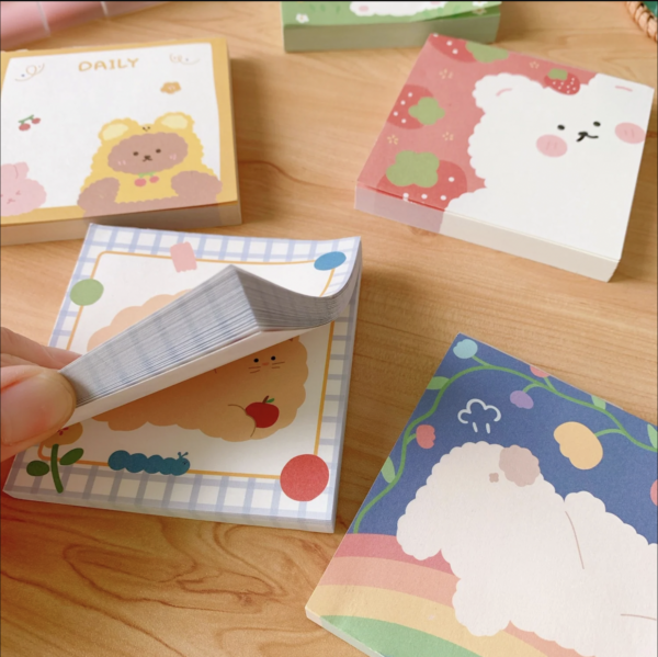 Kawaii Bear & Friends Memo Notes Set