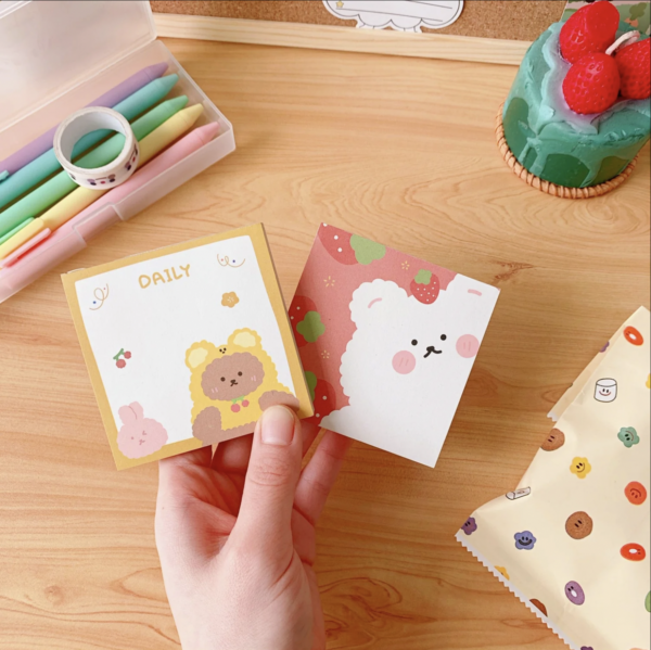 Kawaii Bear & Friends Memo Notes Set