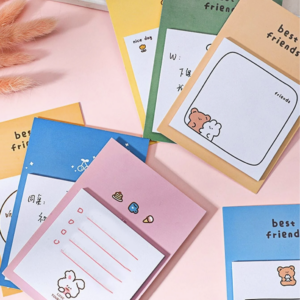 Best Friend Kawaii Sticky Note Pad – Single unit