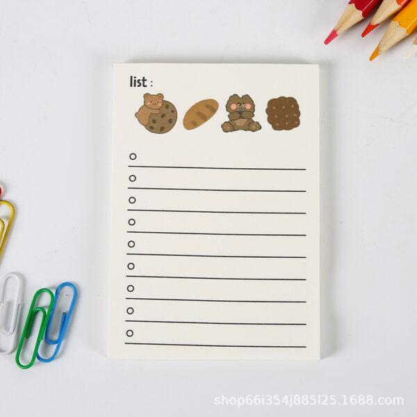 Adorable Bear Planner Notes To-Do List