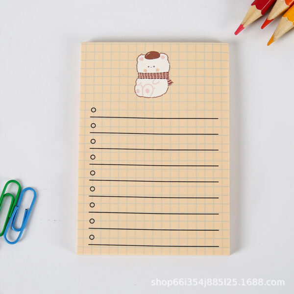 Adorable Bear Planner Notes To-Do List