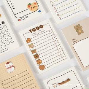 Adorable Bear Planner Notes To-Do List
