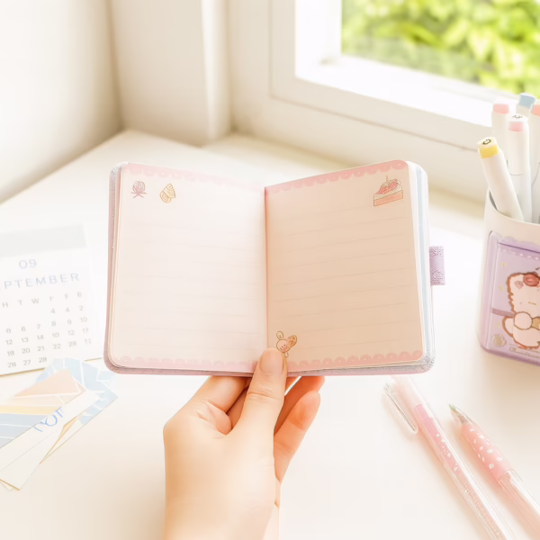 Weekend Mini Illustrated Notebook – Magnetic Closure