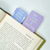 Cute Pastel Quote Bookmark – 350 GSM Rounded Corners