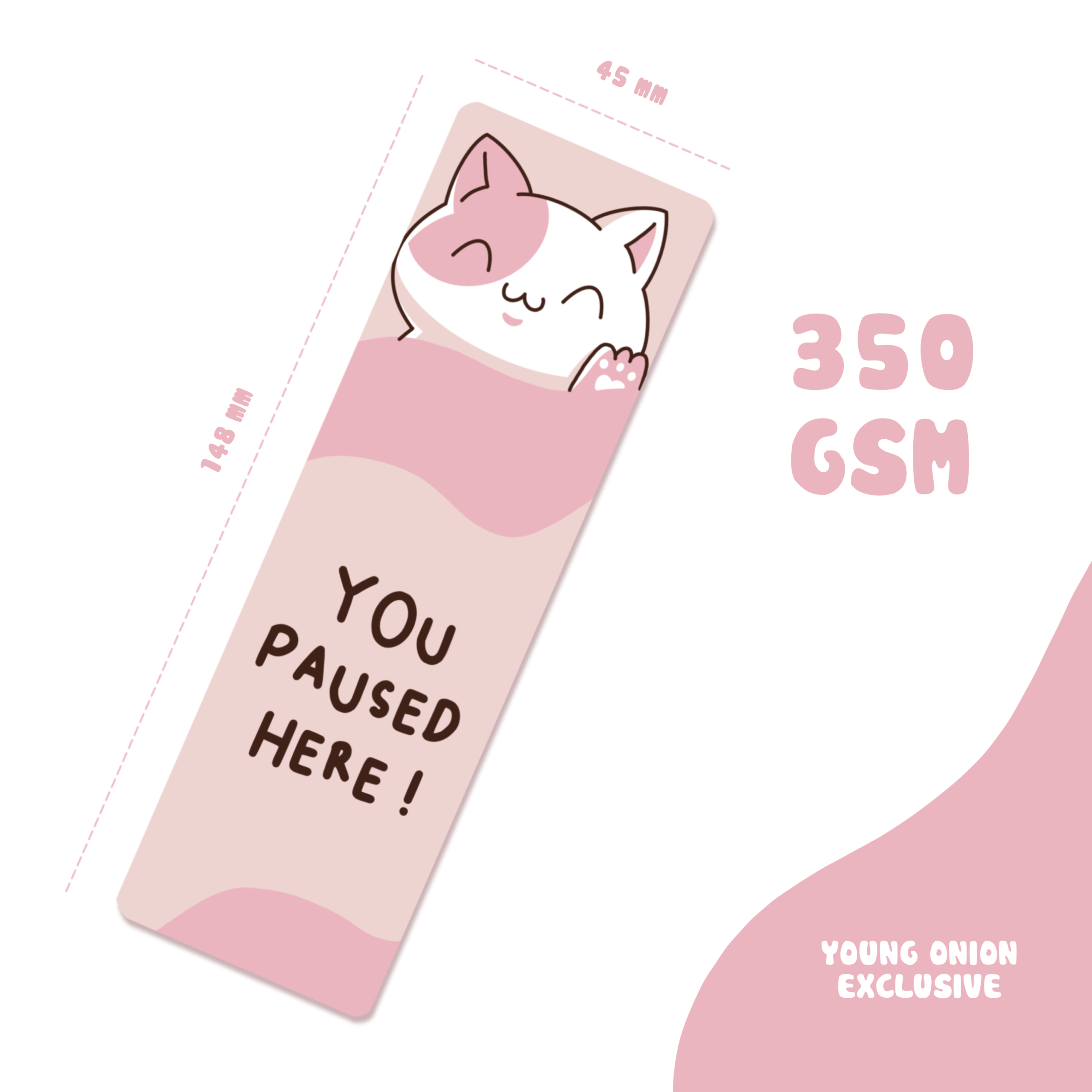young-onion-bookmark-meow-3-scaled-1.png Meow Theme Bookmark Set – Set of 2 with Free Crochet Tassels