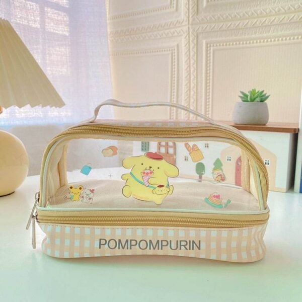 Sanrio Large Double-Layer Transparent Premium Pouch