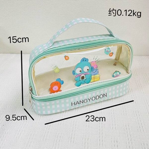 Sanrio Large Double-Layer Transparent Premium Pouch
