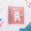 Transparent Binder Notebook with Paper